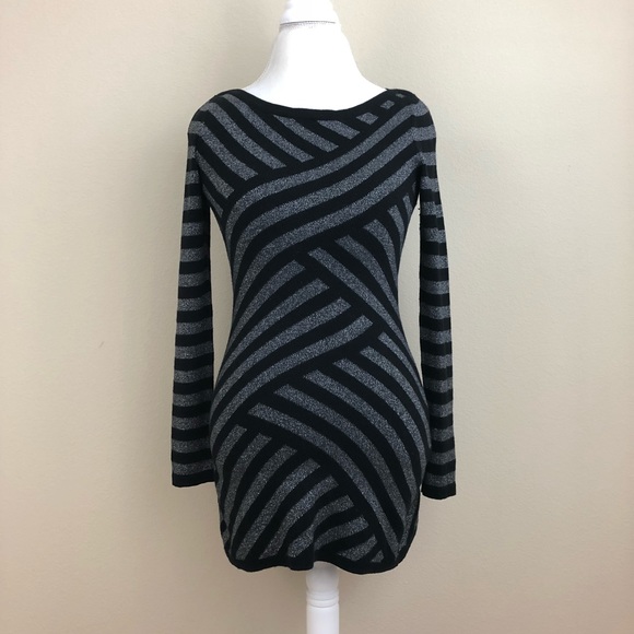 White House Black Market Sweaters - White House Black Market Striped Sweater Tunic